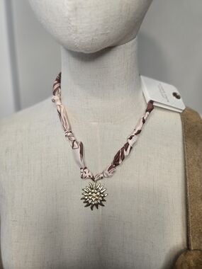 Altar'd State  Necklace with Gold Sunburst Pendant